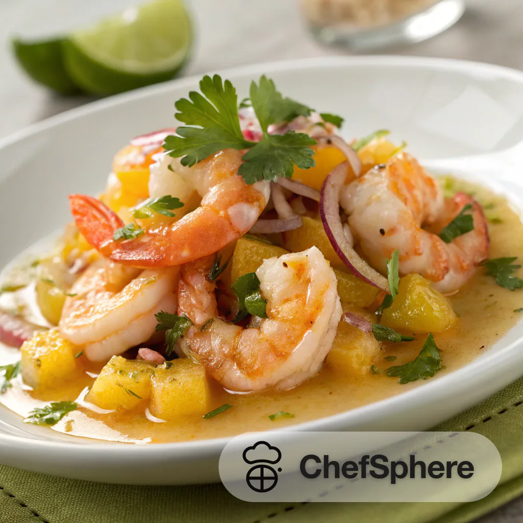Citrus Shrimp Ceviche with Zingy Marinade