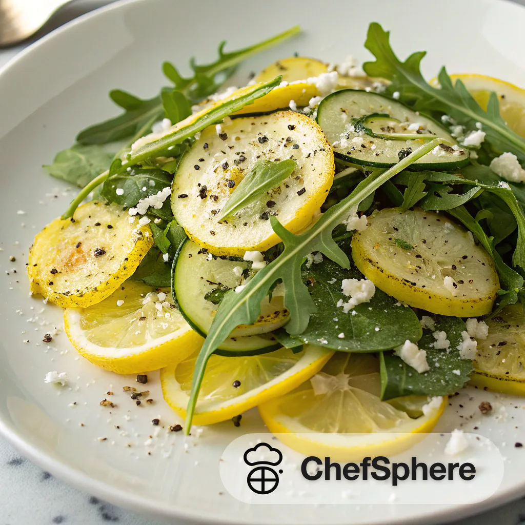 Zesty Squash Salad with Pecorino &