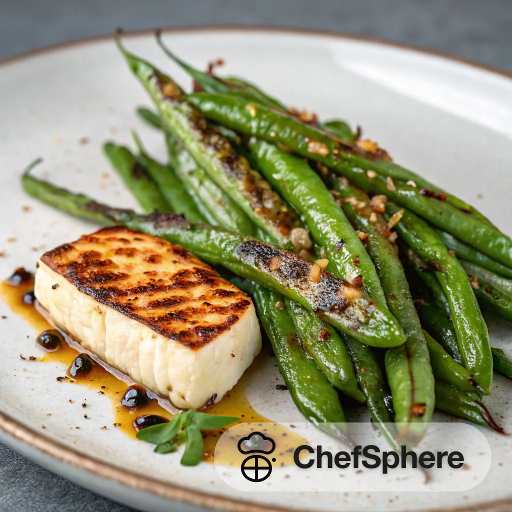 Miso Butter Charred Summer Beans