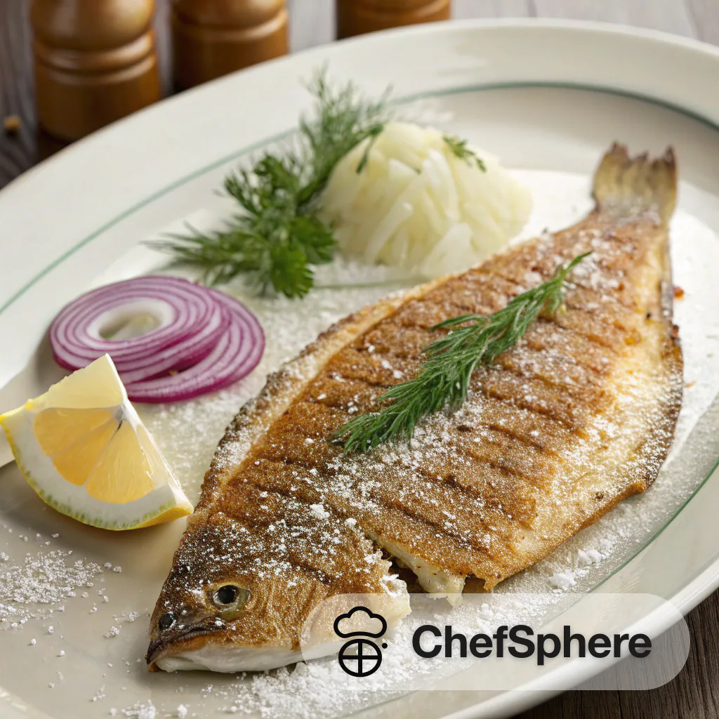 Broiled Crispy Flounder with a Twist