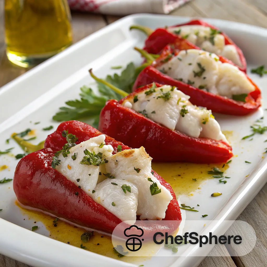 Stuffed Piquillo Peppers with Savory Fish