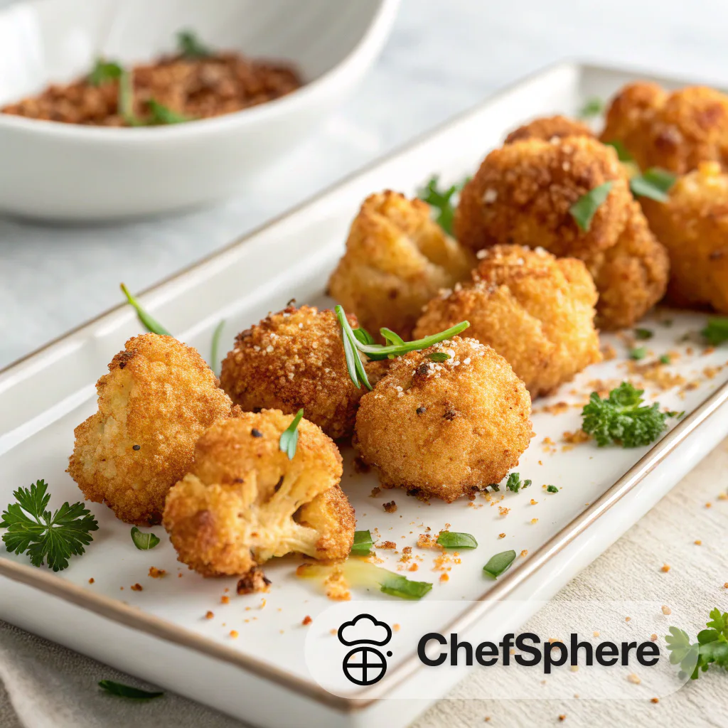 Air-Fried Crispy Cauliflower Bites