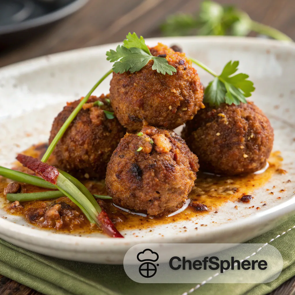 Cajun Boudin Meatballs: Crispy Fried Perfection