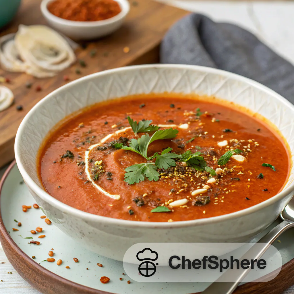 Indian Spiced Tomato Lentil Soup