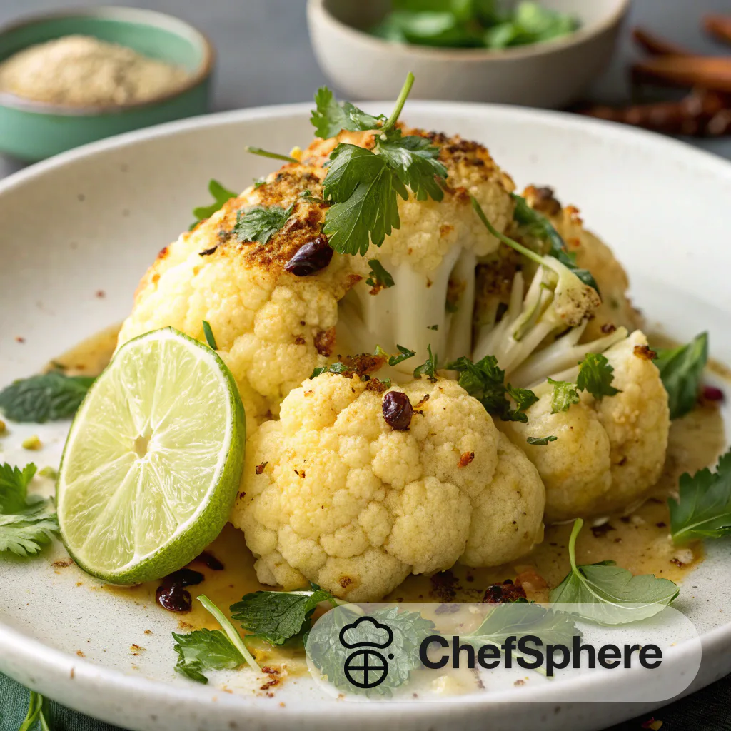 Zesty Spiced Cauliflower with Aromatic Herbs