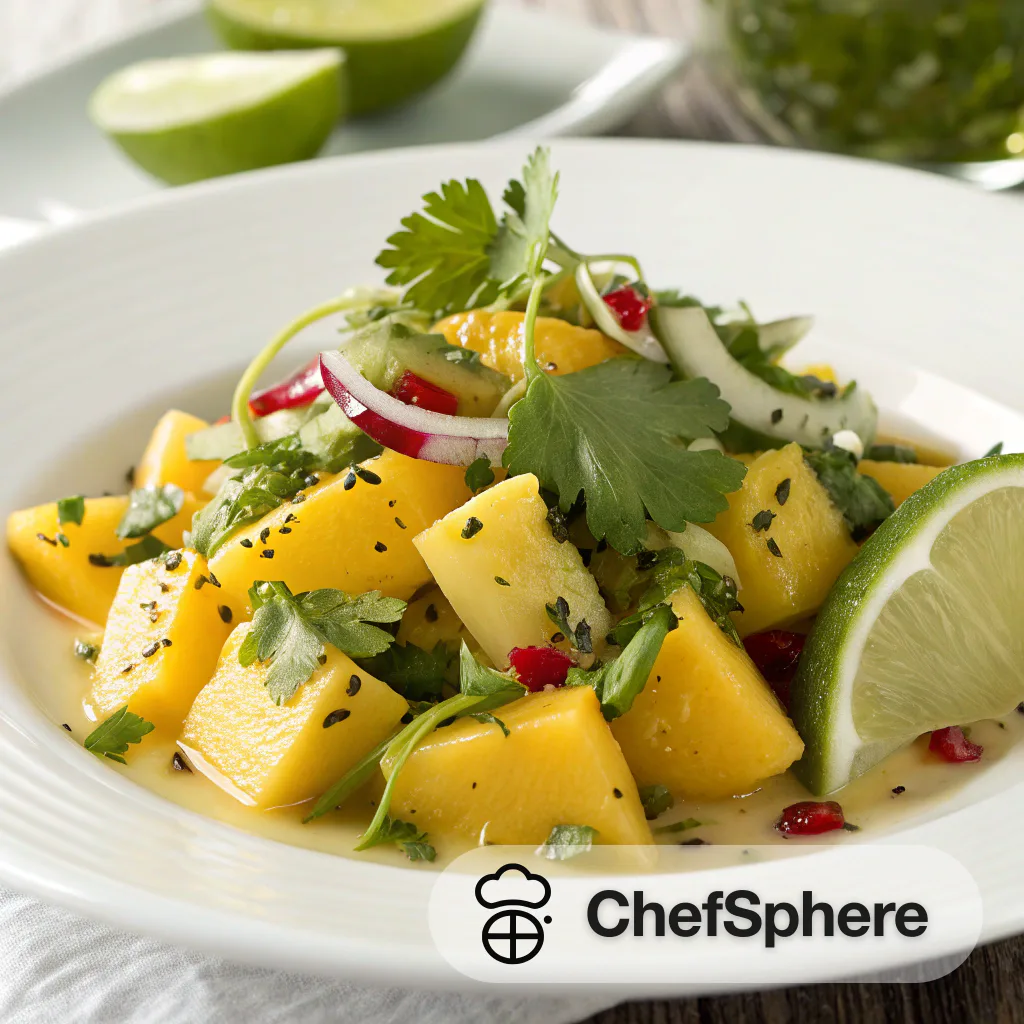 Zesty Mango Herb Salad with Citrus
