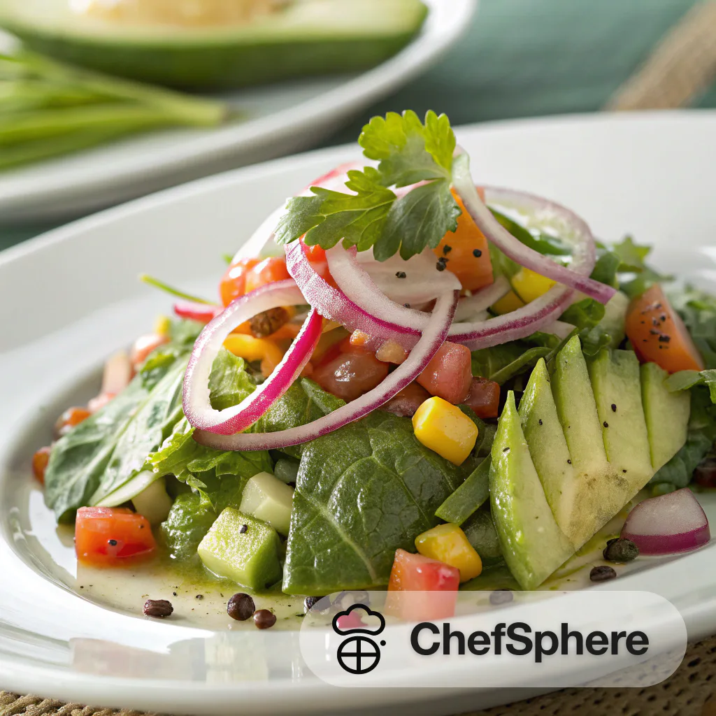 Cactus and Veggie Zesty Salad