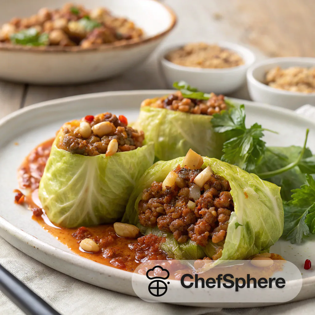 Zesty Stuffed Cabbage Cups with Meat