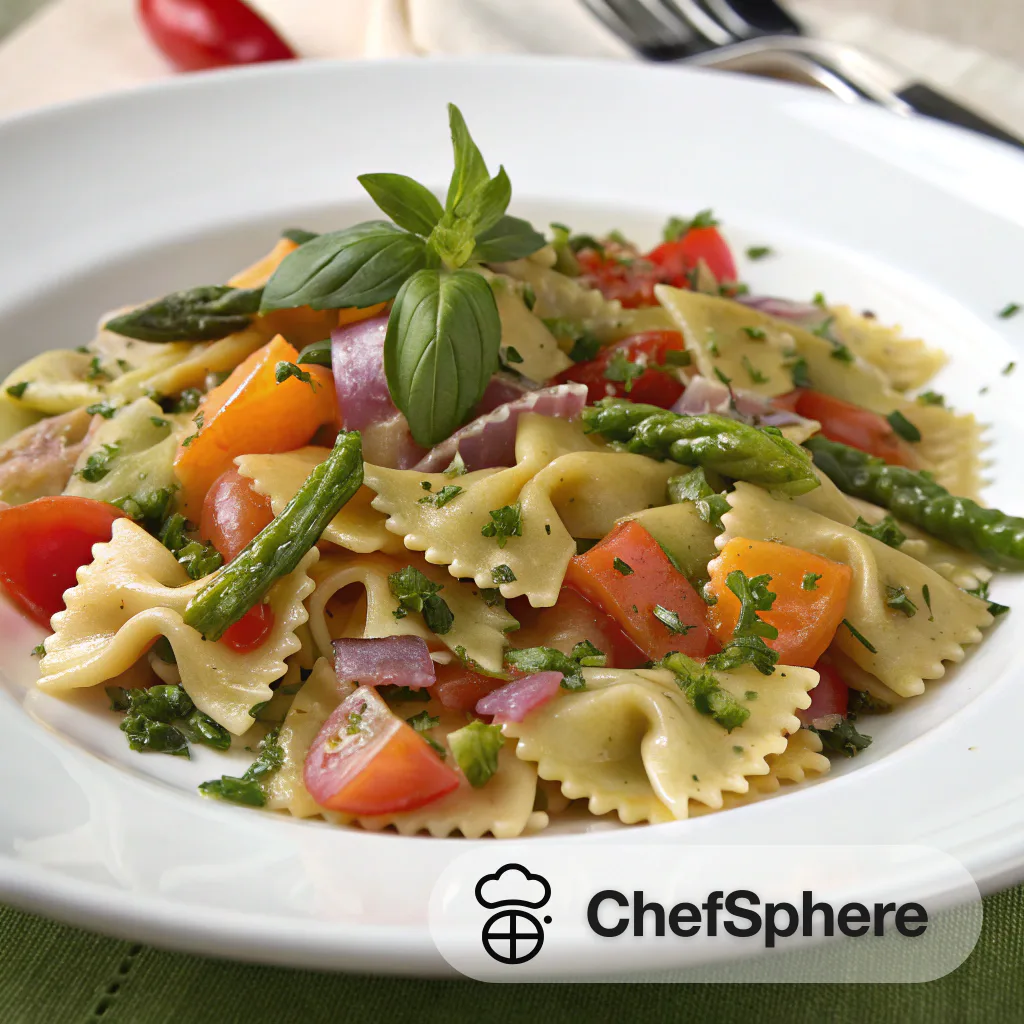 Herb Pasta with Spring Vegetables