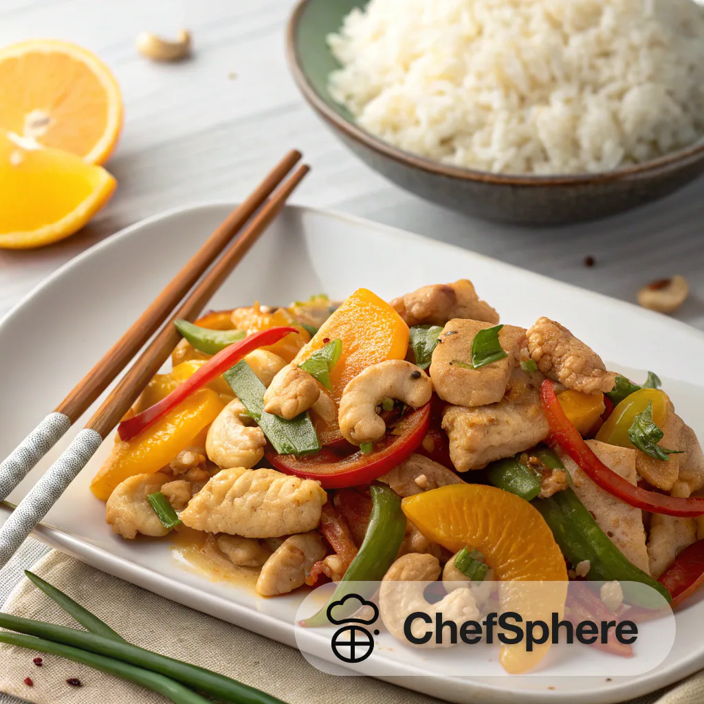 Citrus Cashew Chicken Stir-Fry Recipe