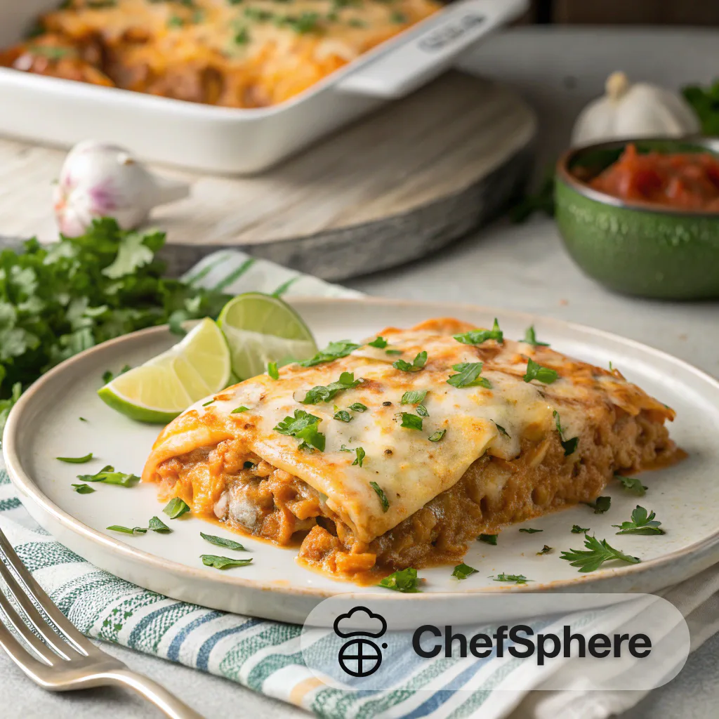 Cheesy Chicken Enchilada Skillet with Melted