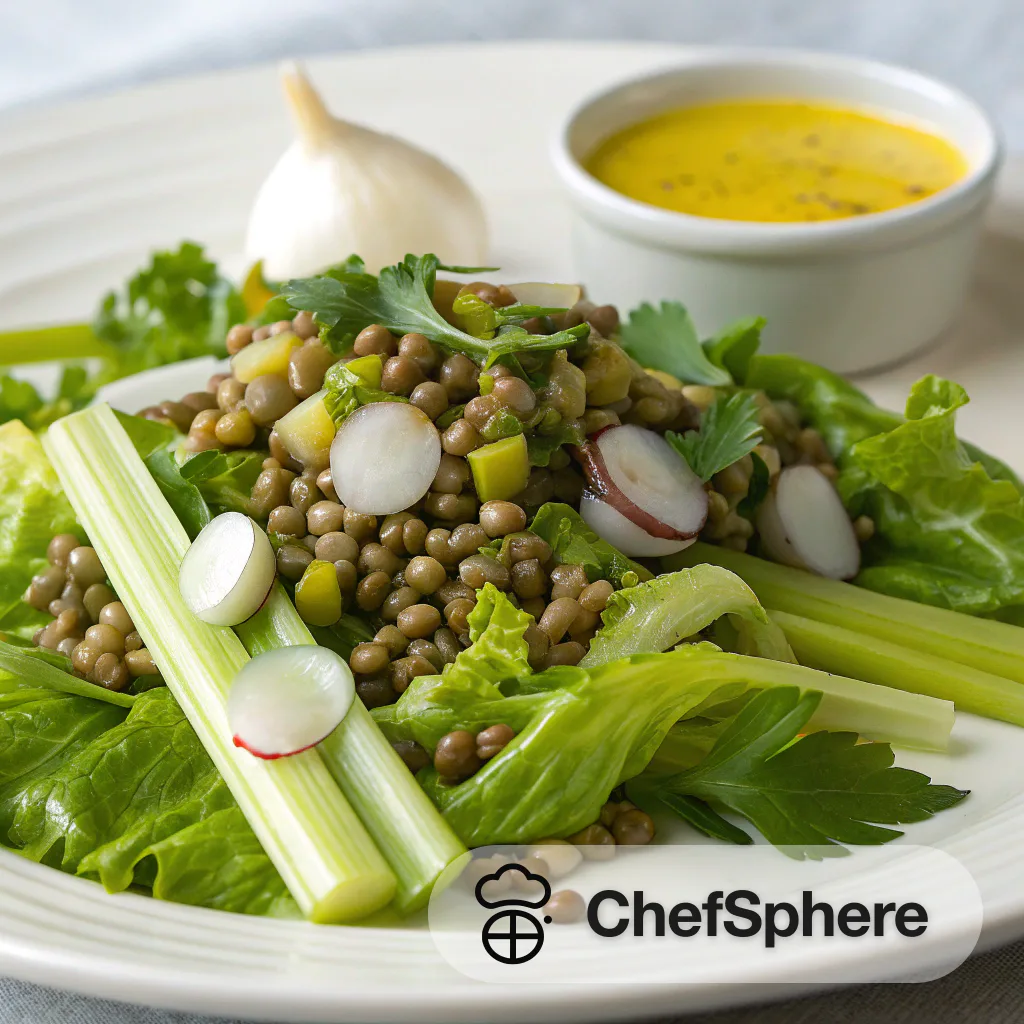 Tangy Mustard Lentil Salad Dressing