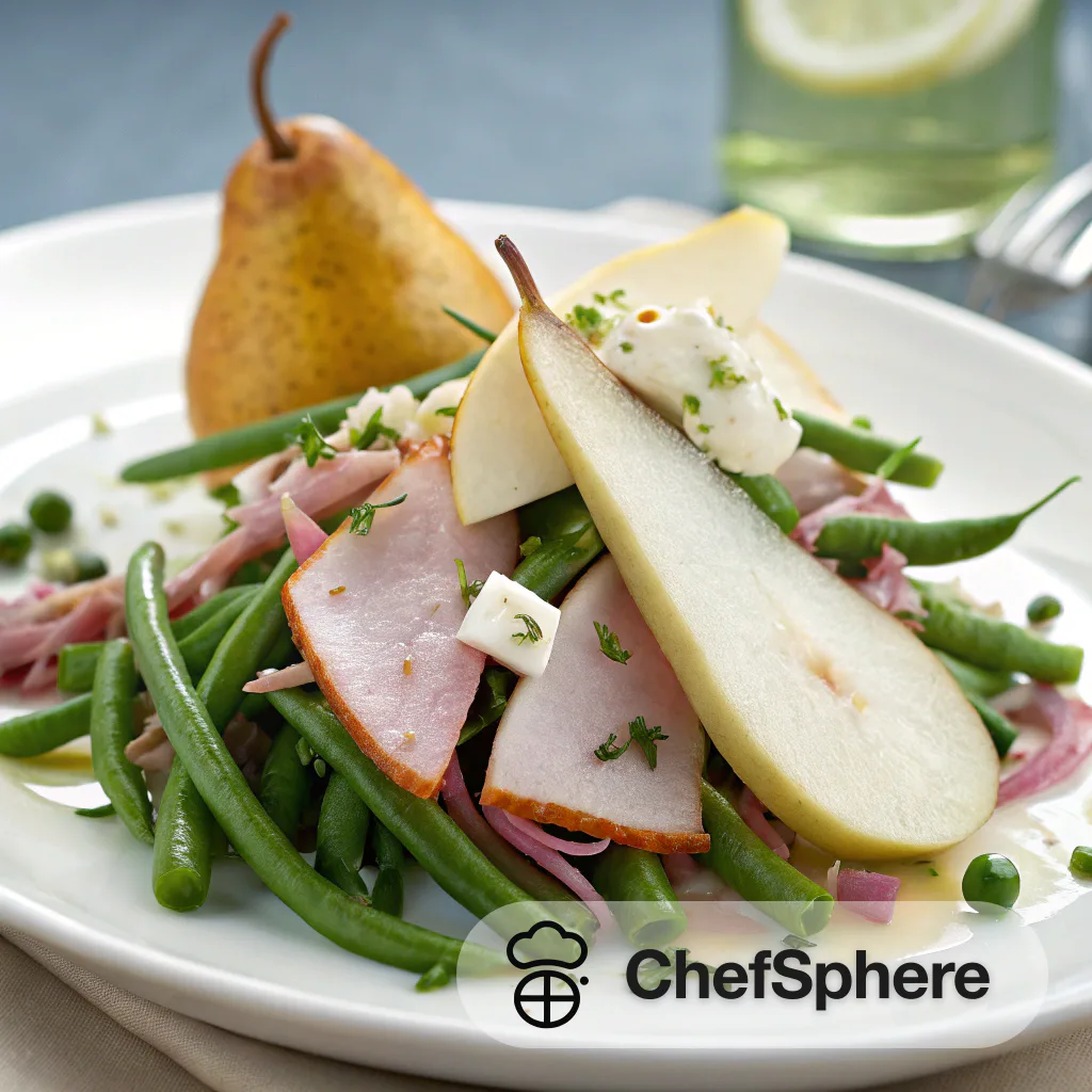 Pear, Ham & Green Bean Salad