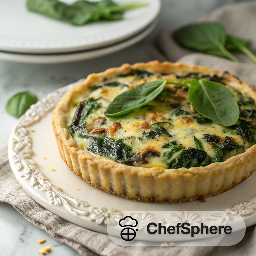 Spinach and Cheese Savory Pie