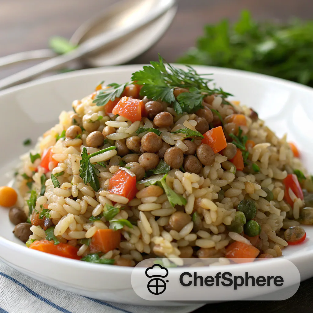 Lentil and Rice Pilaf Medley
