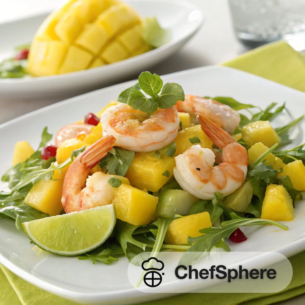 Shrimp, Mango and Pineapple Salad