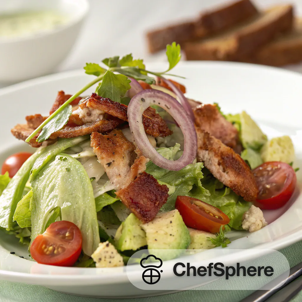 Crunchy Turkey Bacon Avocado Salad