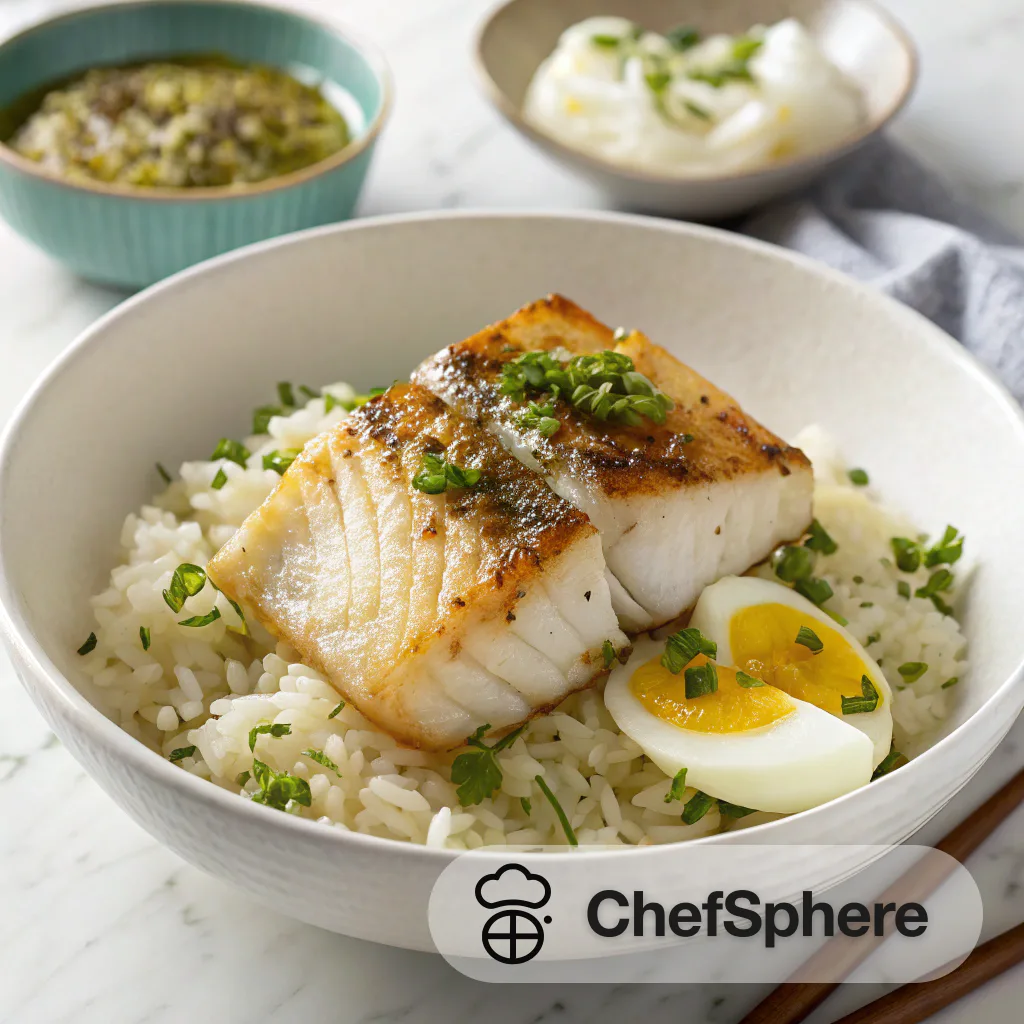 Cod Rice Bowls with Flaky Fish