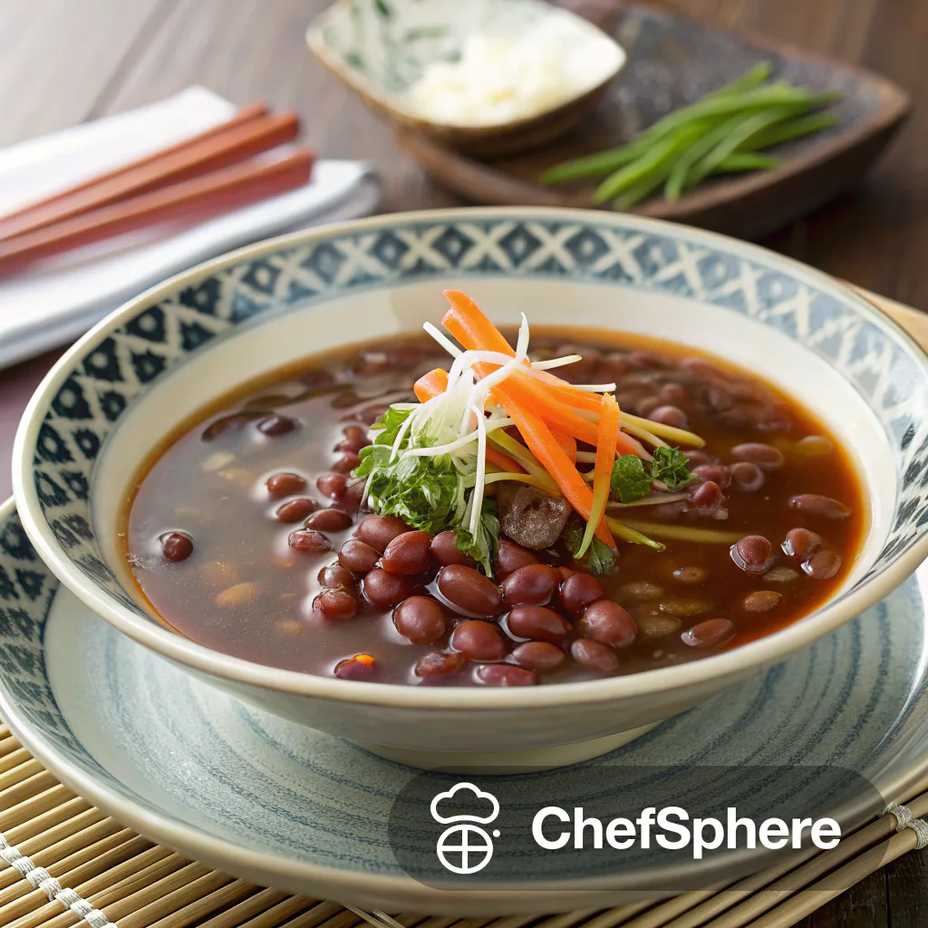 Adzuki Bean Miso Soup: Hearty Fare