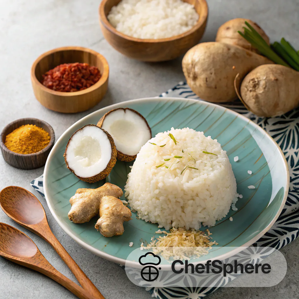 Coconut Ginger Rice Infusion