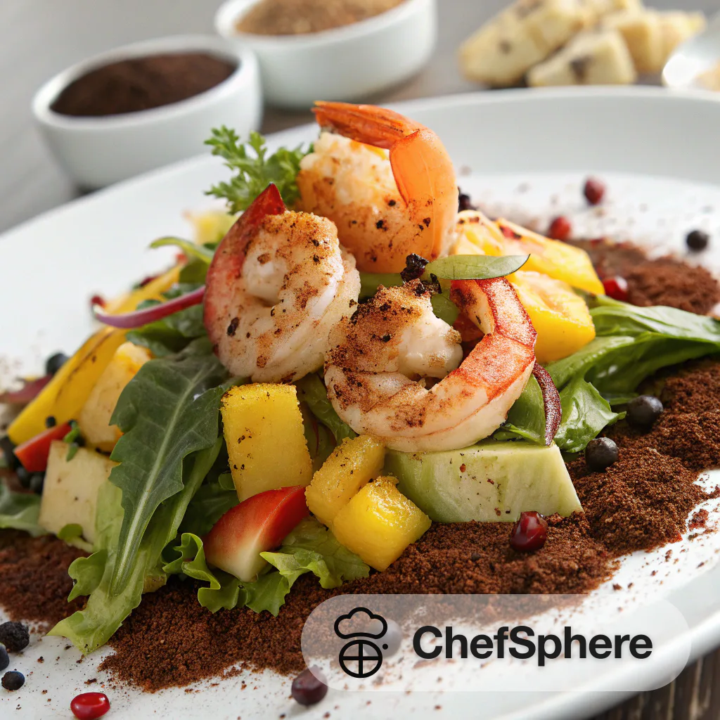 Tangy Shrimp Tropical Salad Refreshing Flavors