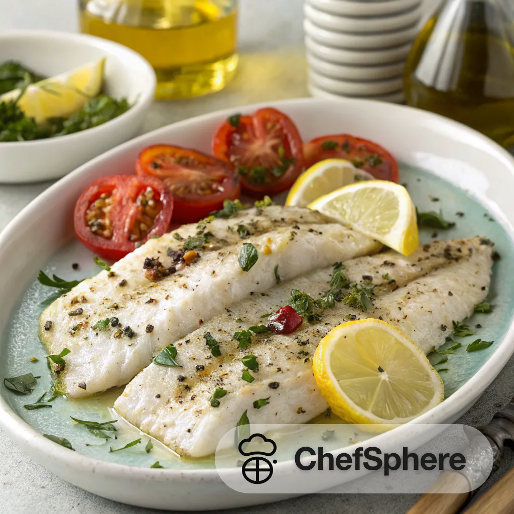 Herbed Mediterranean Baked Fish Recipe