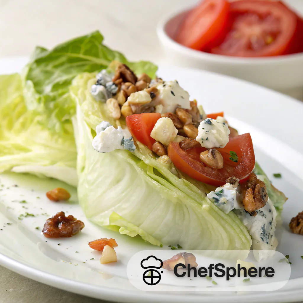 Crispy Iceberg with Tangy Blue Cheese