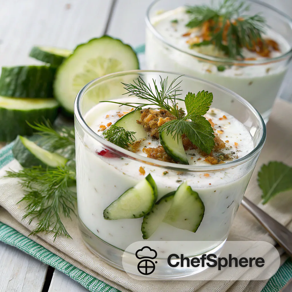 Yogurt Cucumber Herb Cooler