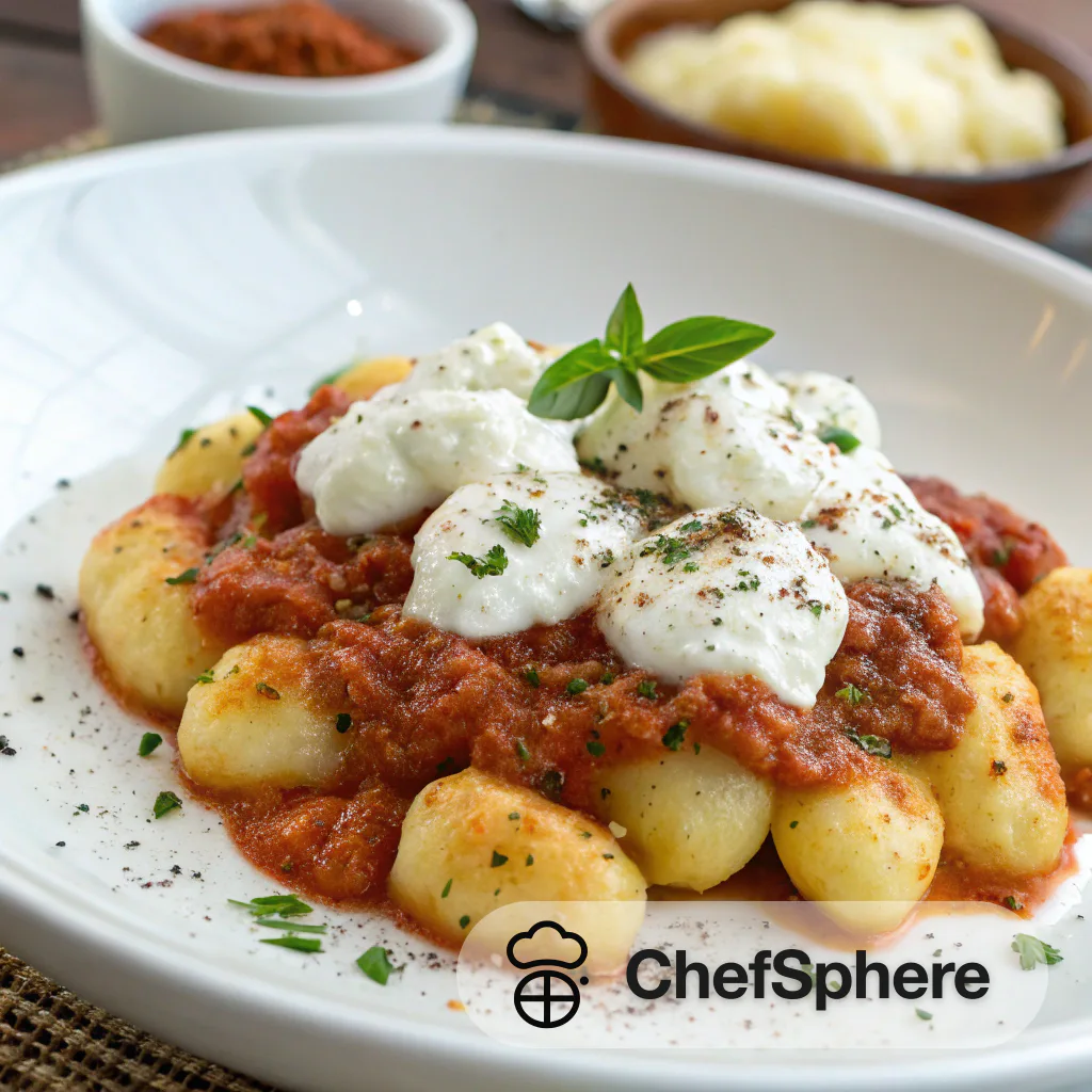 Baked Gnocchi with Ricotta and Marinara