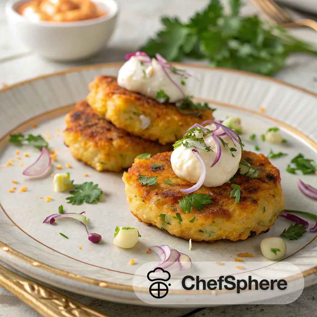 Paprika Lemon Fish Cakes with Mayo