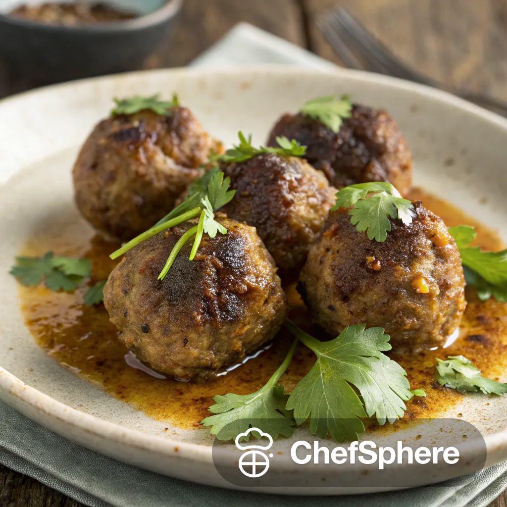 Spiced Lamb Meatballs from Clay Oven