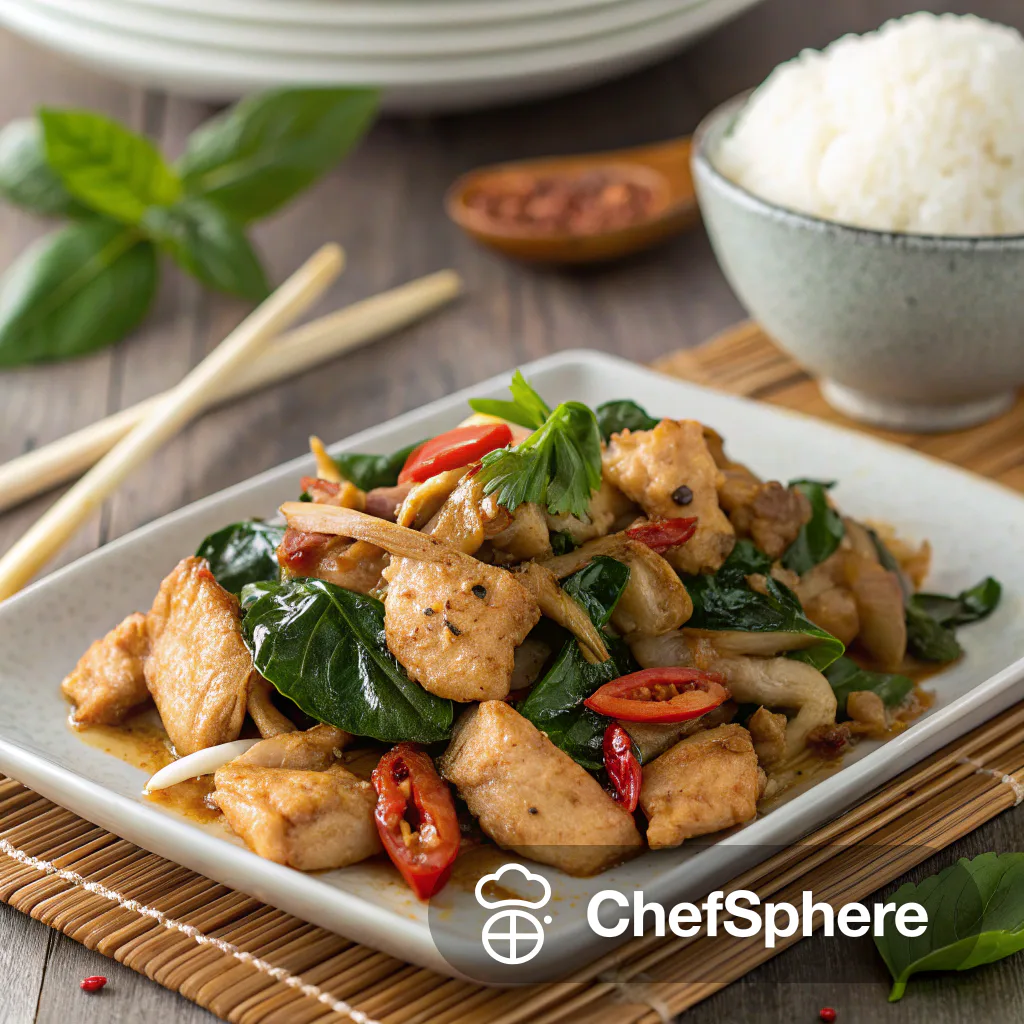 Basil Chicken Stir-Fry: A Flavorful Twist