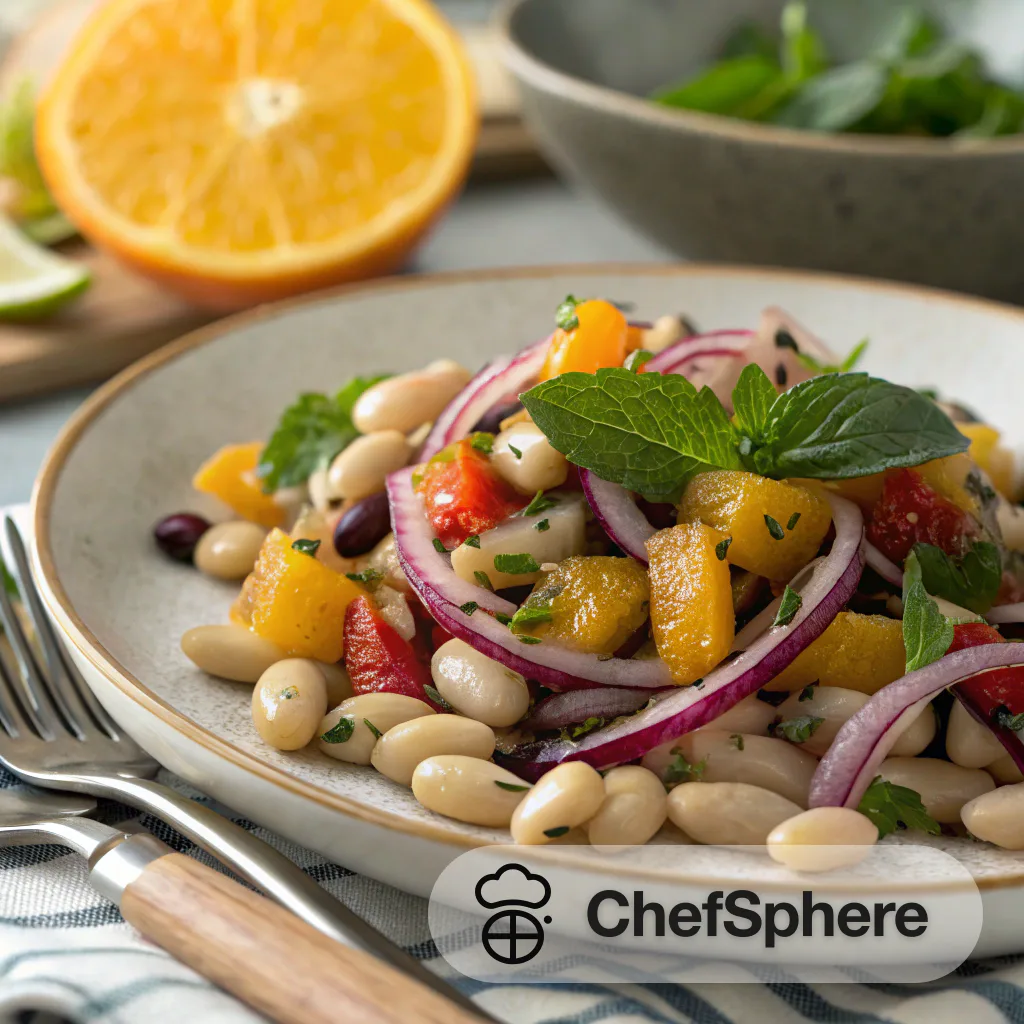 Zesty Citrus Mint Beans: A Flavorful