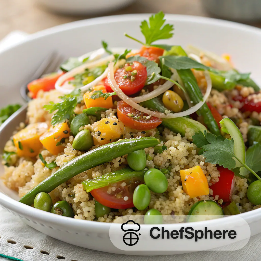 Farmers Market Quinoa Veggie Salad