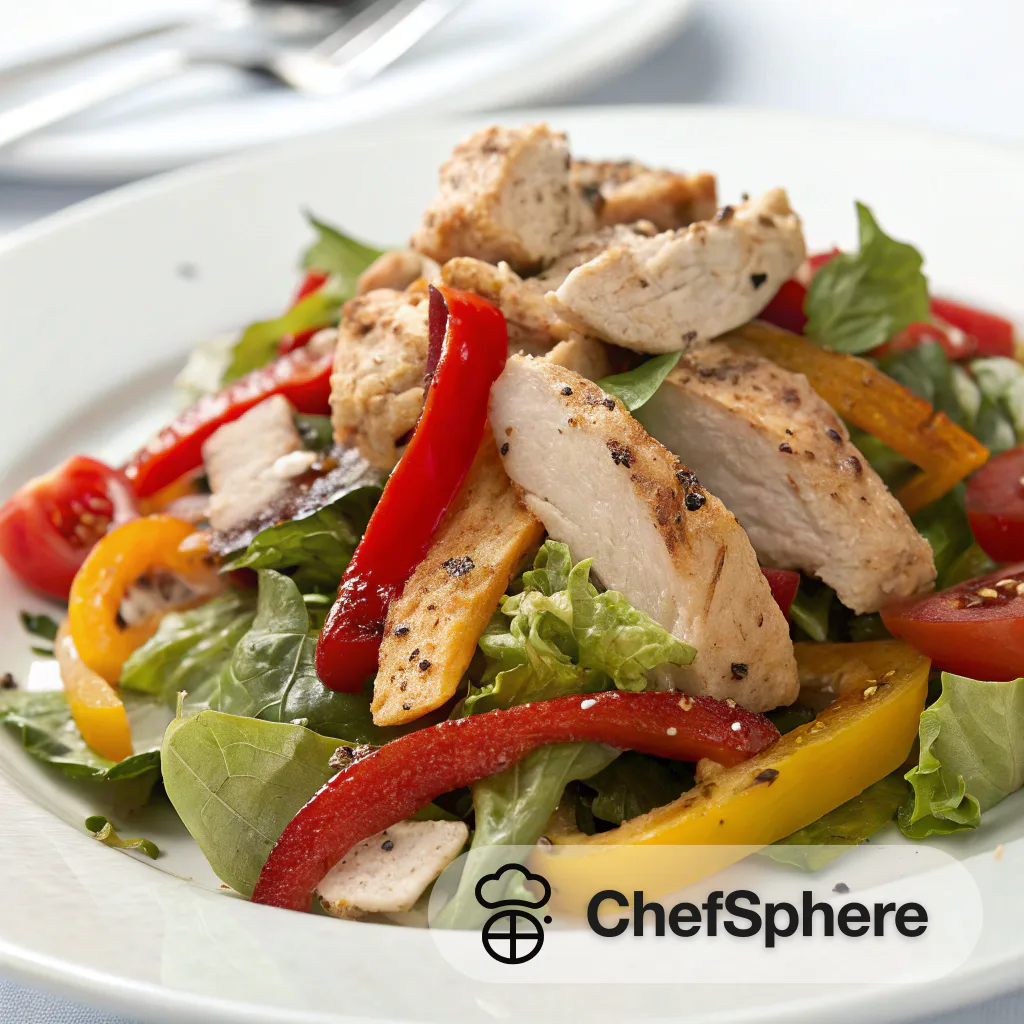 Chicken and Roasted Pepper Salad