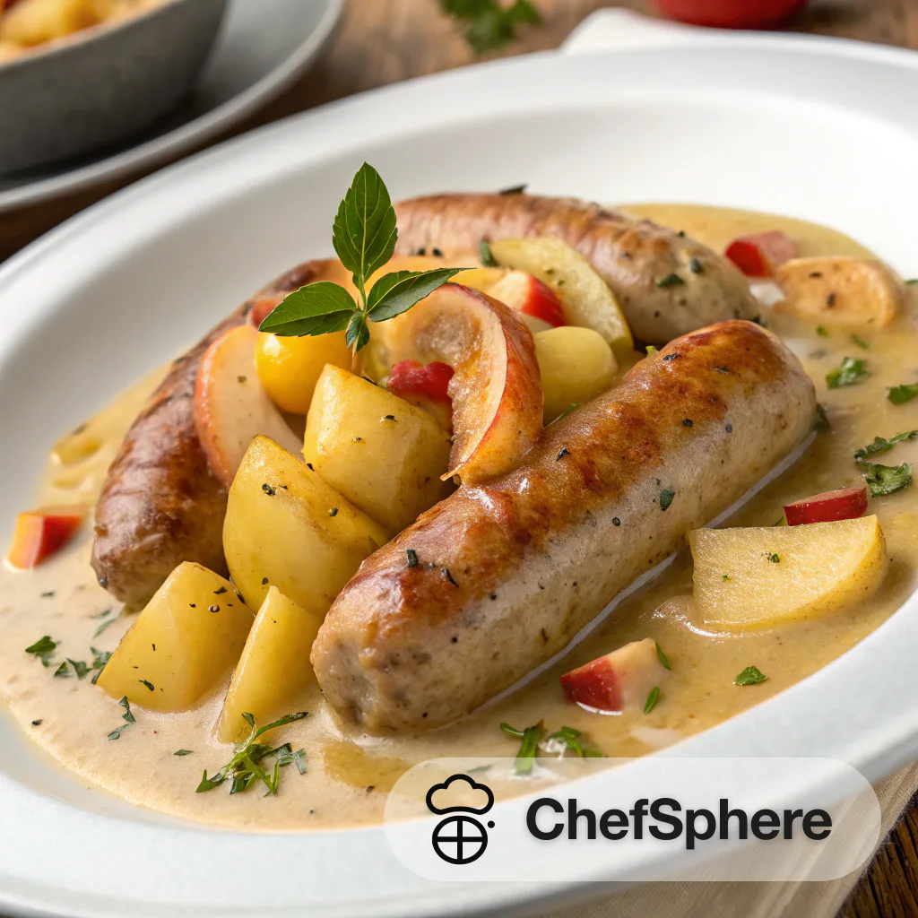 Sausage Apple Creamy Fusion