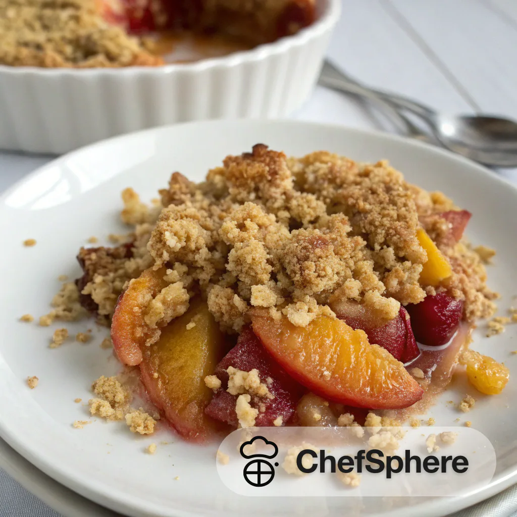 Fruity Crumble with Buttery Oat Topping