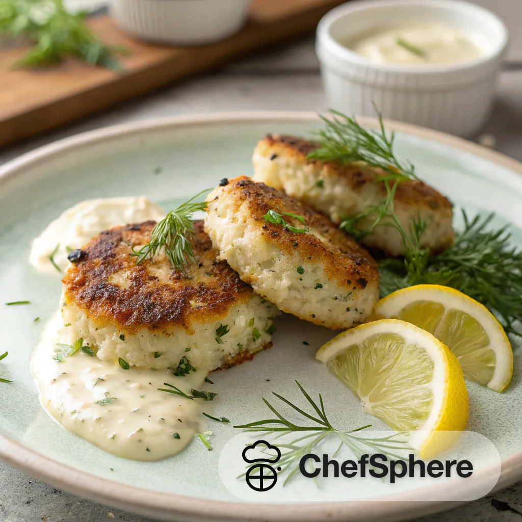 Lemon Horseradish Fish Cakes Recipe