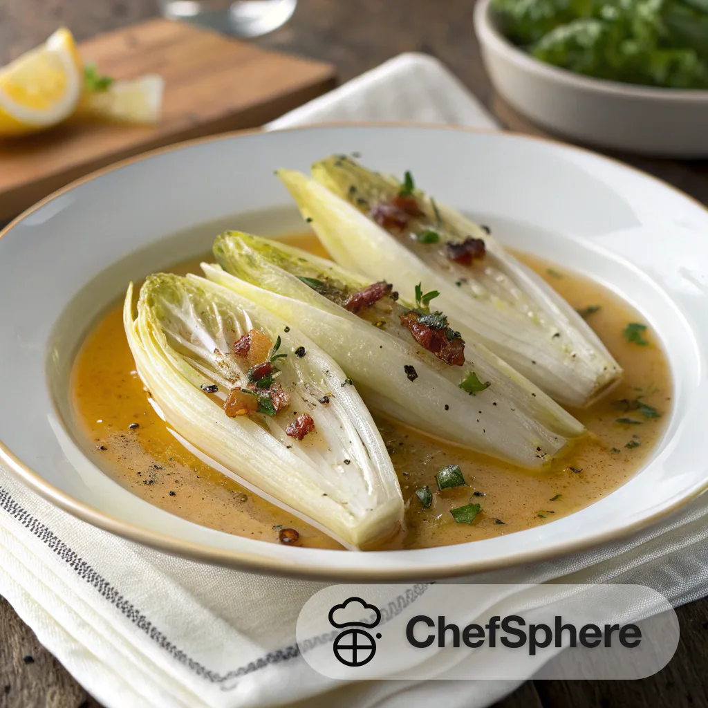 Endive Braised in Flavorful Broth