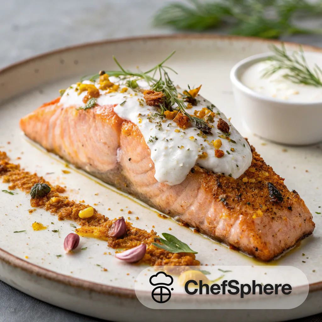 Spiced Yogurt Roasted Salmon Recipe