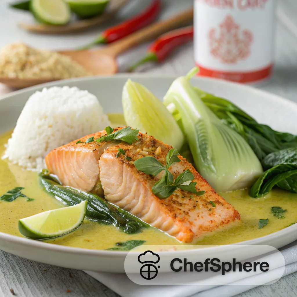Coconut Salmon Curry with Bok Choy