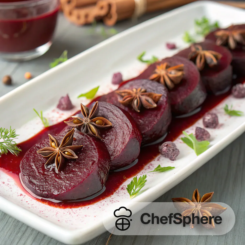 Star Anise-Infused Pickled Beetroot