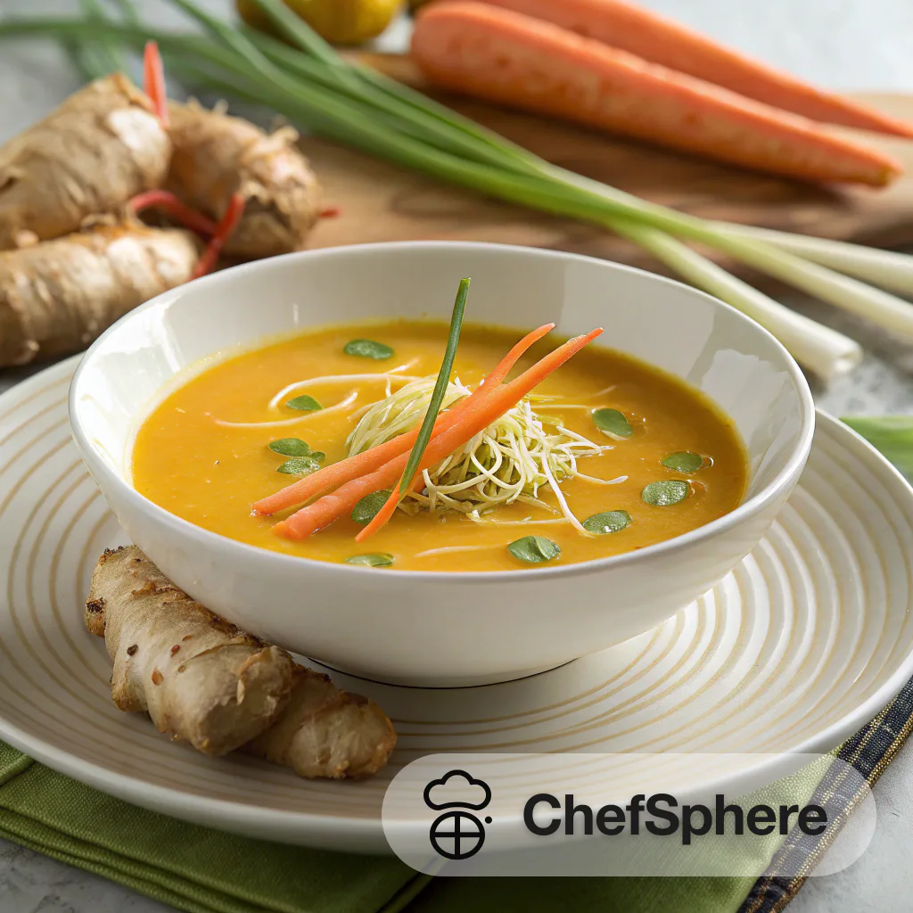 Lemongrass Ginger Carrot Aromatic Soup