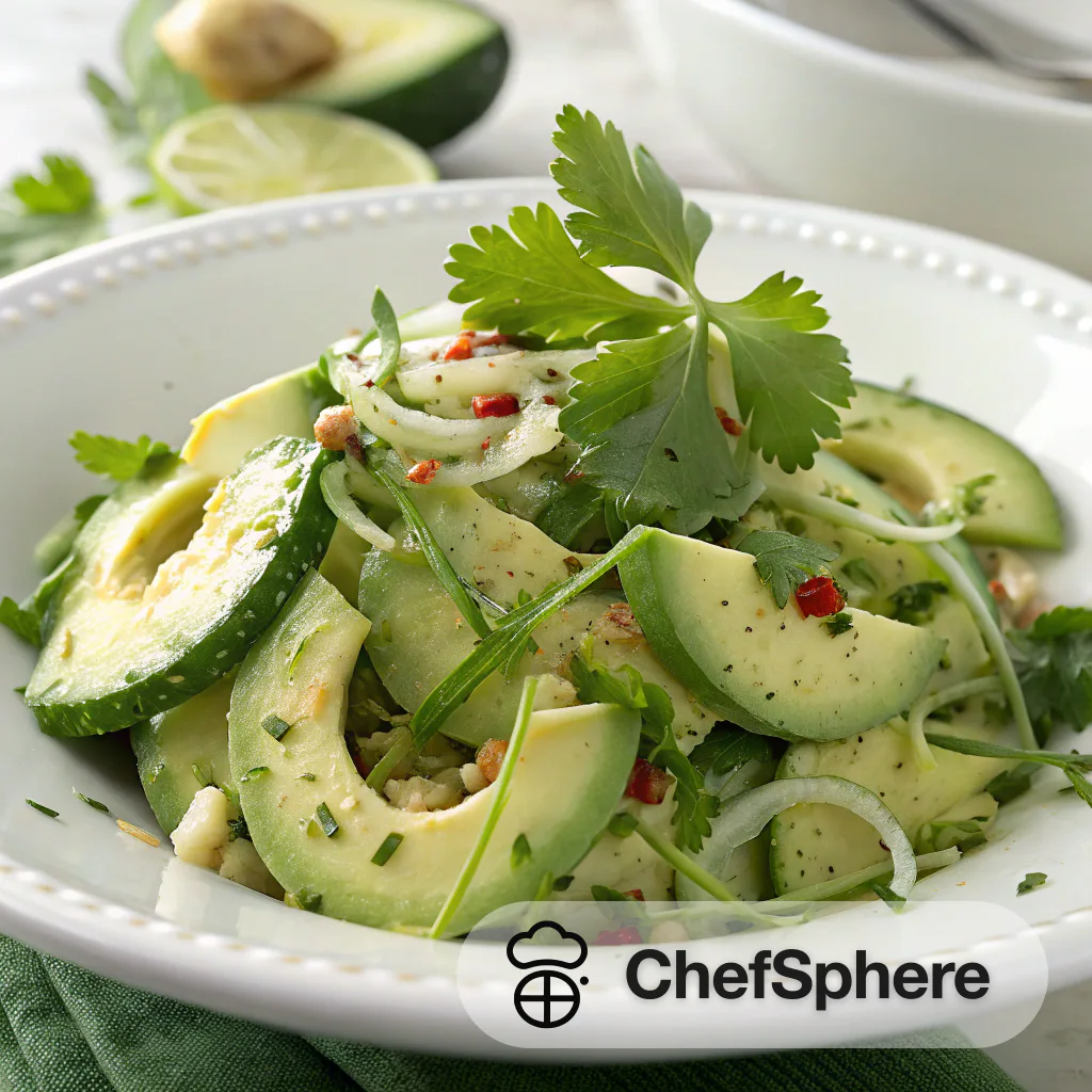 Avocado Cucumber Summer Salad