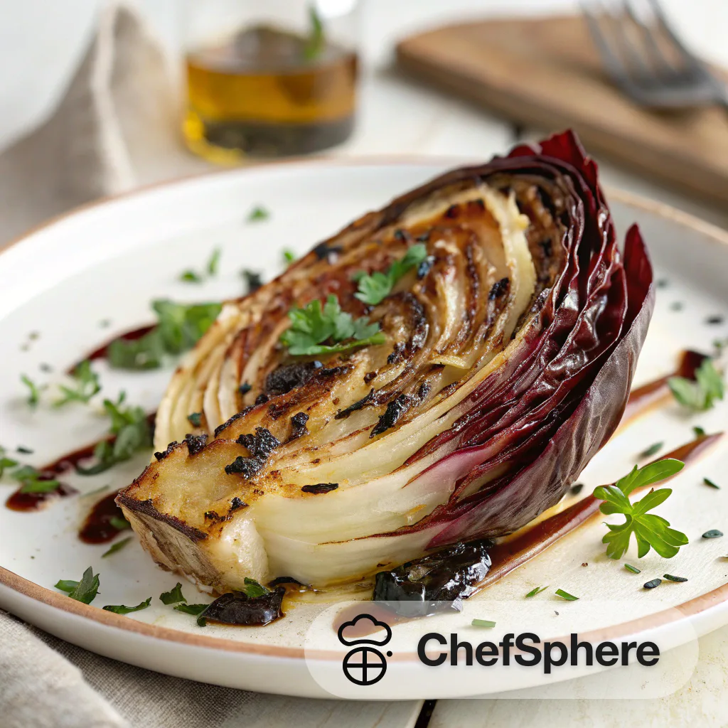 Balsamic Glazed Charred Radicchio Side