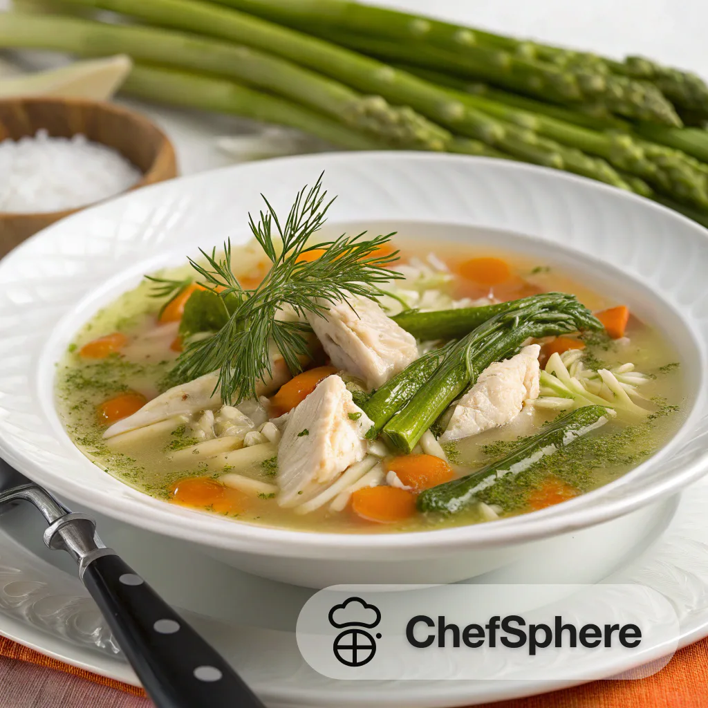 Lemony Chicken Soup with Dill &