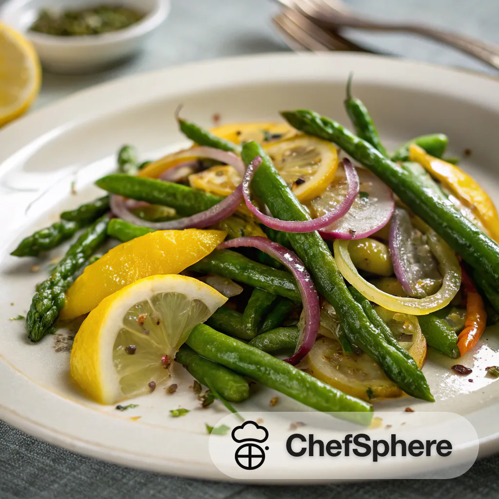 Lemon Shallot Sautéed Seasonal Vegetable Medley