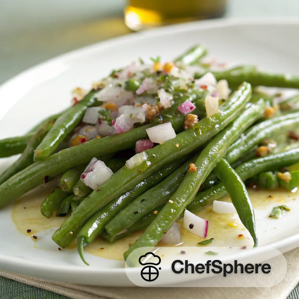 Zesty Vinaigrette Green Beans Recipe