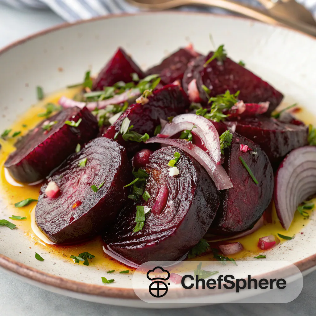 Tangy Roasted Beetroot with Zesty Marinade