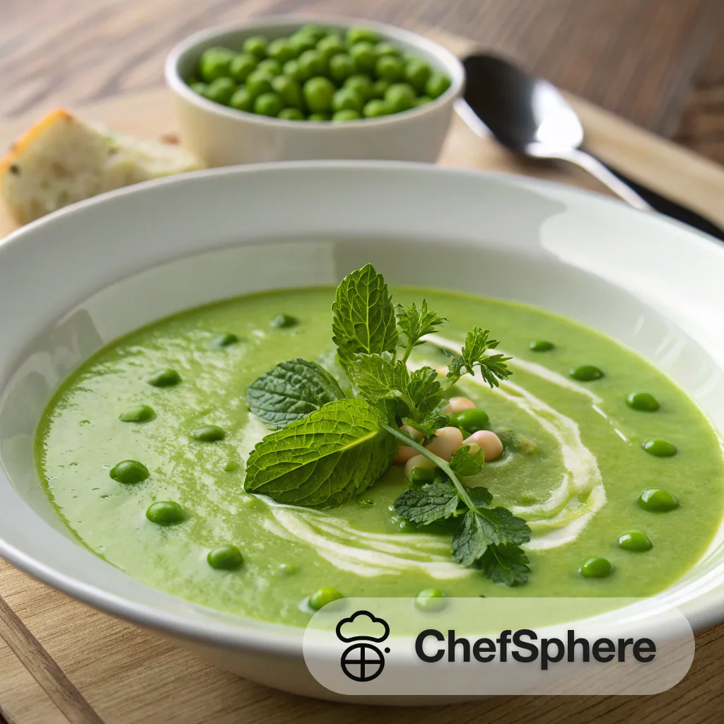 Minty Fresh Pea Soup Recipe
